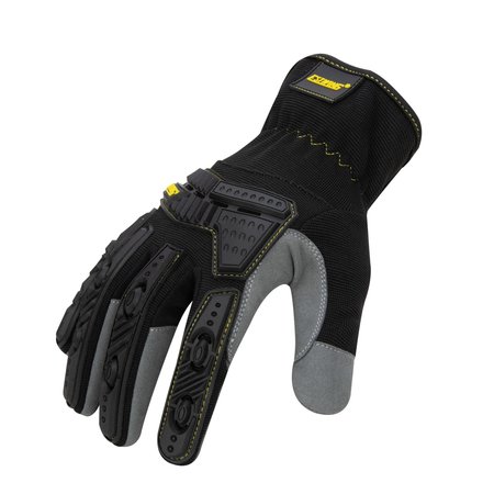 Estwing Impact Speedcuff Gloves in Black and Gray, X-Large EWIMPSC0511